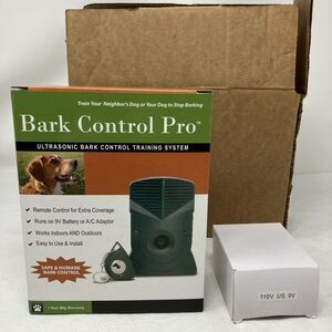 NEW  Bark Control Pro Control Bark Training Silencer Device 150 ft Range Remote